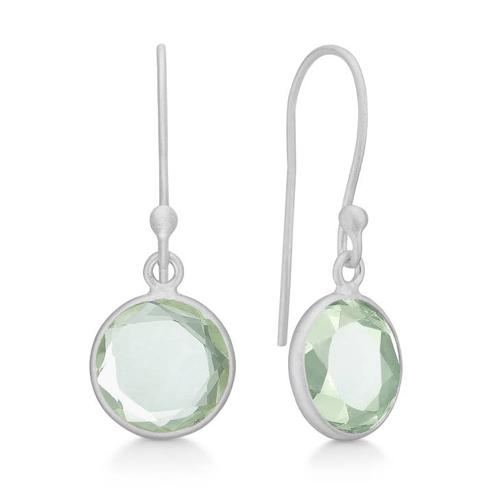 Kat Øreringe Grøn Amathyst for engroshandel hos Lisberg Jewellery