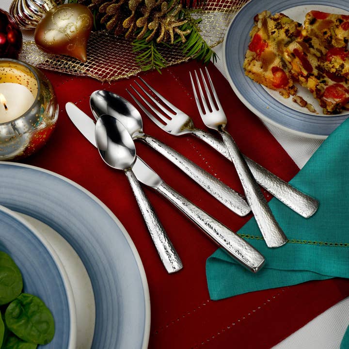 Pinehurst 20 Piece Flatware Made in USA for wholesale by Liberty Tabletop