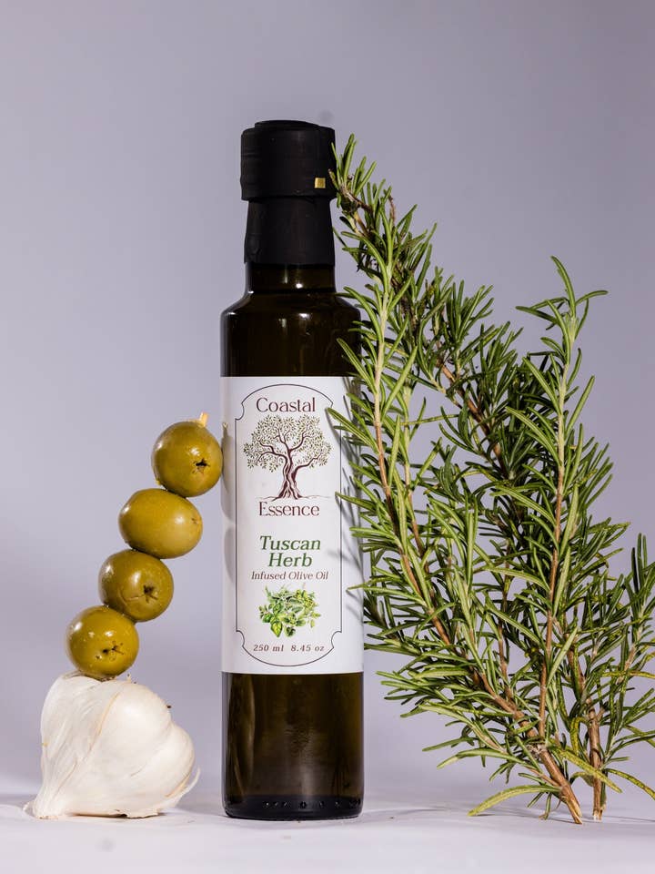 Tuscan Herb Infused Olive Oil for wholesale by Coastal Essence, LLC