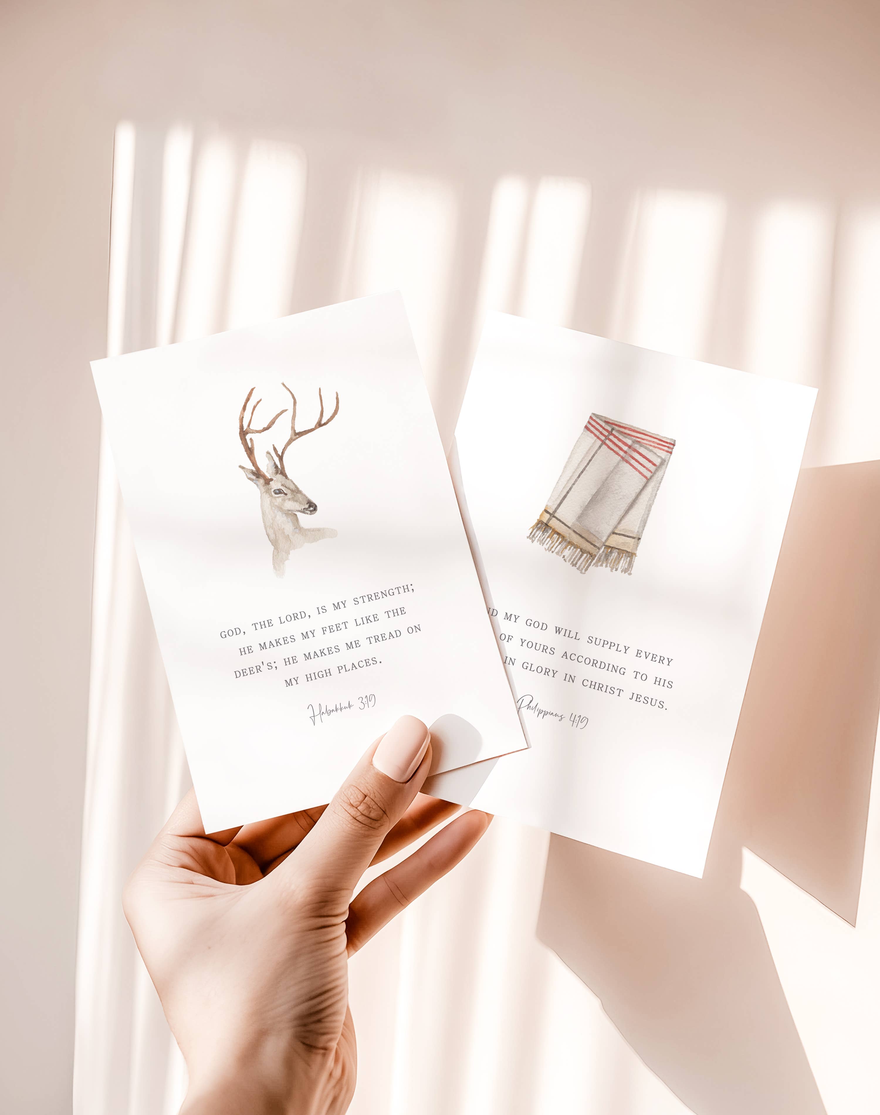 Me and Mary Shop - Wholesale Stationery/Notecard Set - Watercolor Bible Scripture Cards – WINTER5