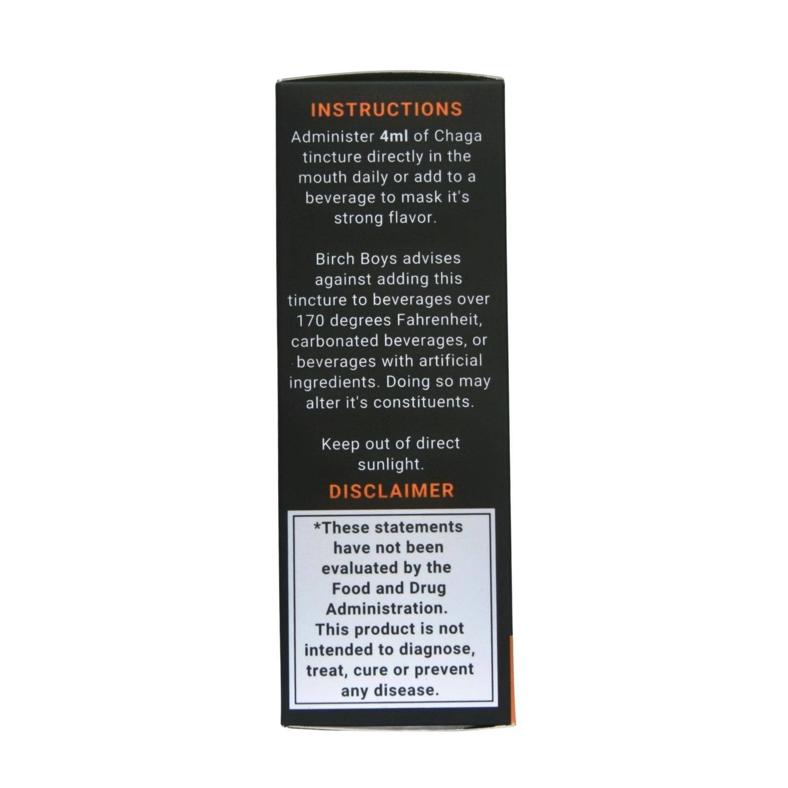 Birch Boys - Wholesale Tincture - Wild Organic Chaga Tincture4