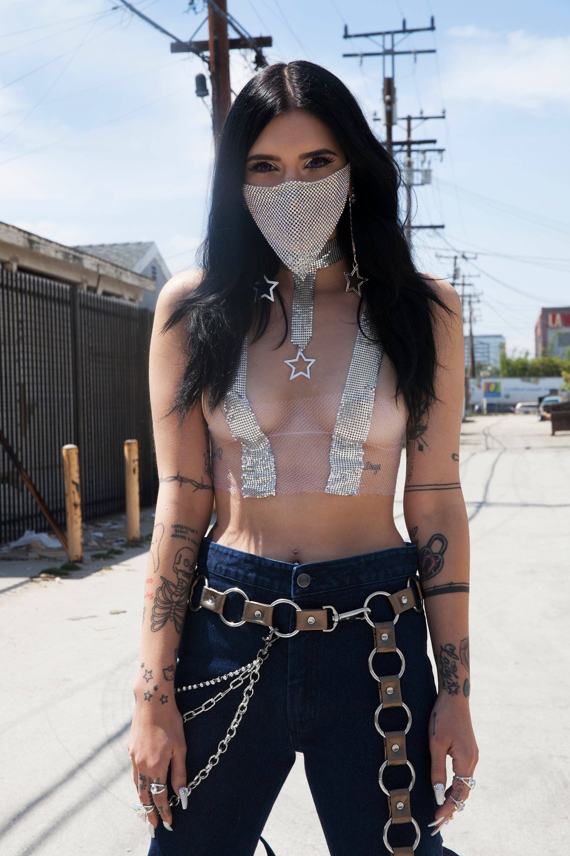 VidaKush - Wholesale Belt - Women's - Chain Mail Leather Belt2