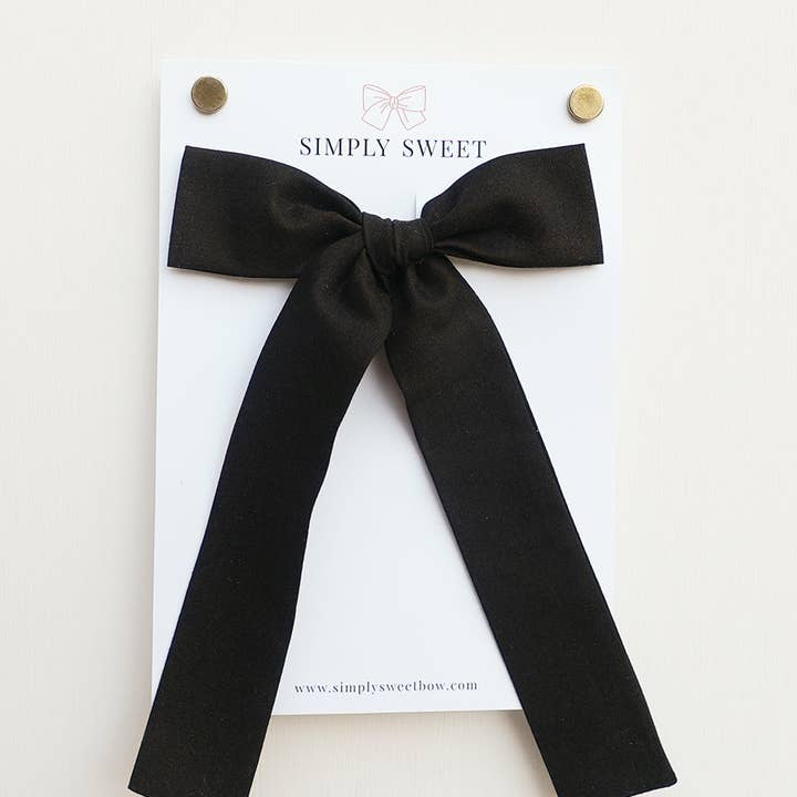 Black - Big Girl Bow for wholesale by Simply Sweet Bow