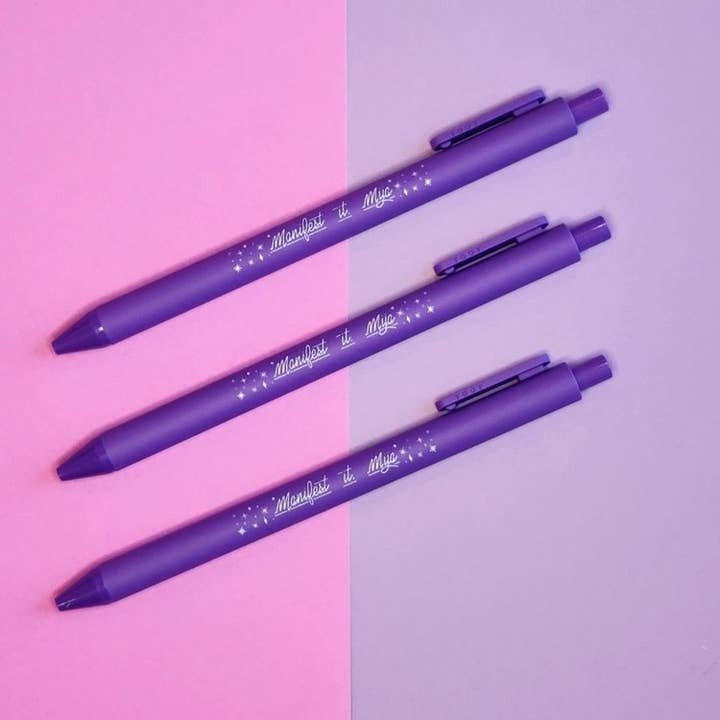 Ana Karen Loves Paper - Vente Stylos - Stylo à encre violette Manifest It, Mija1