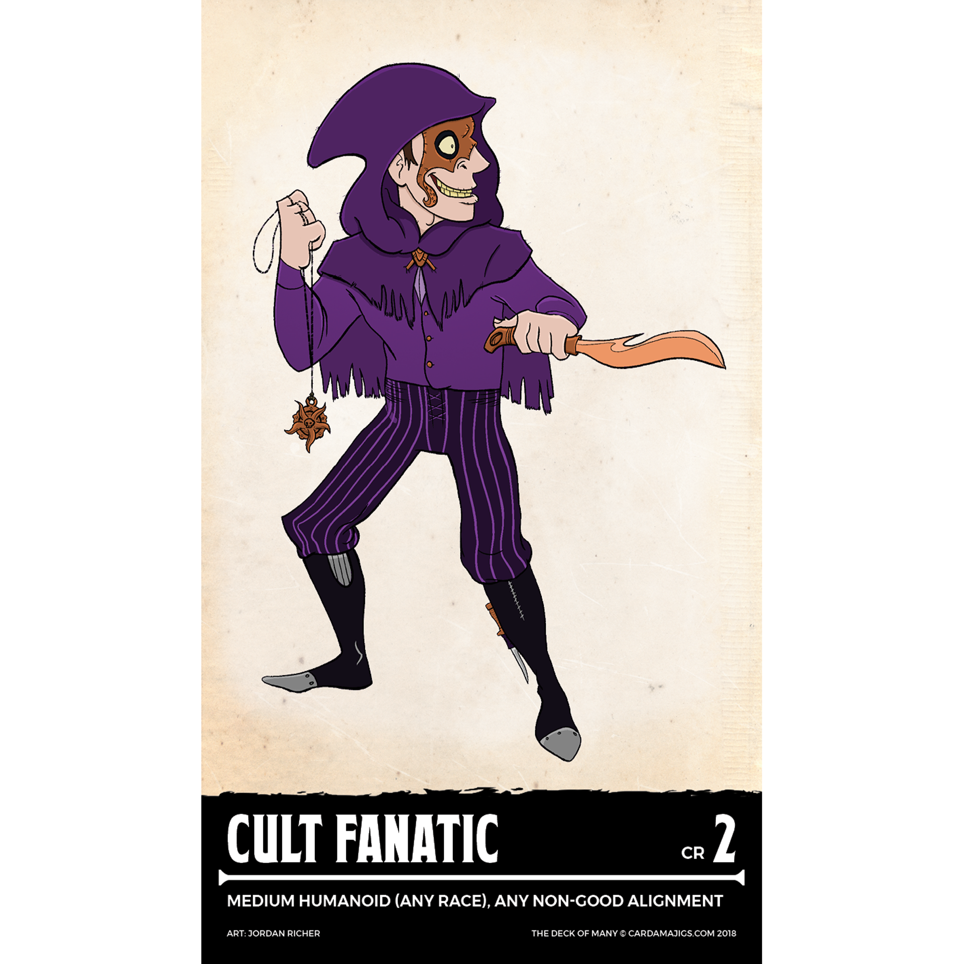 Hit Point Press - Wholesale Board Game - The Deck of Many NPCs - 5e D&D 2014 (Reference Cards)3