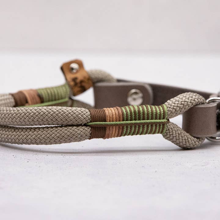 FOR LOVELY DOGS / Linda Jansen - Wholesale Pet Collar - Dog - Fawn Autumn Twist dew collar2