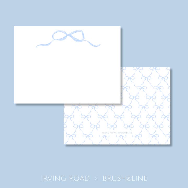 bow stationery for wholesale by BRUSH & LINE