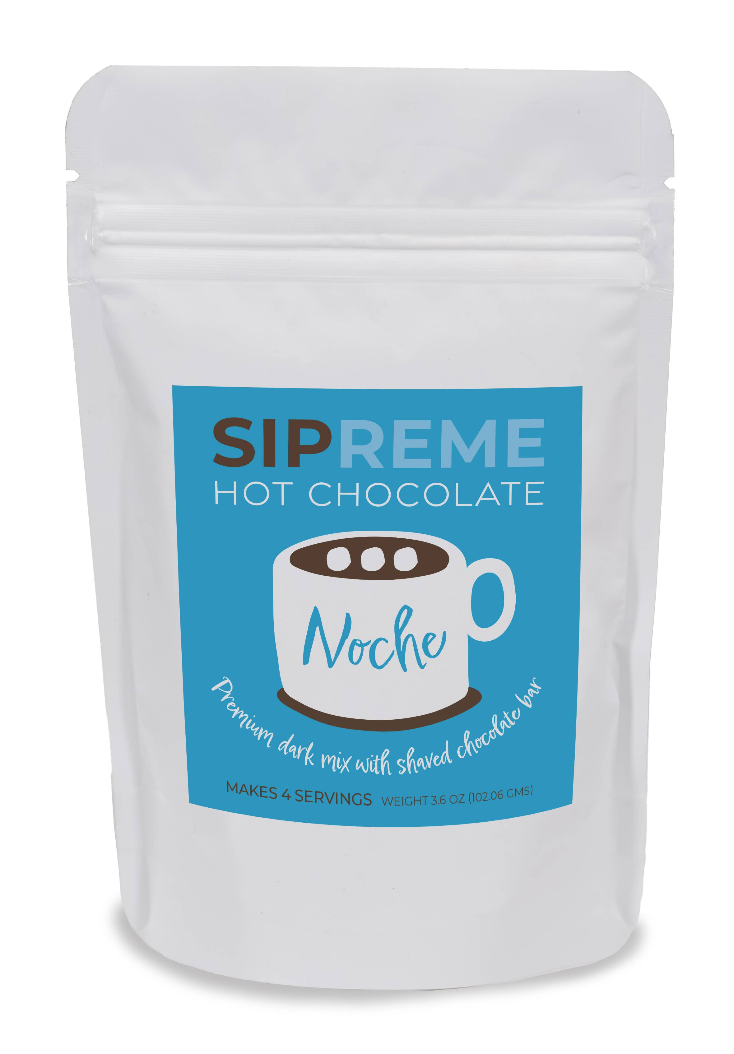 SIPREME Hot Chocolate - Wholesale Hot Cocoa Mix/Kit - Noche (Plain) Hot Chocolate0