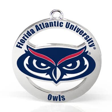 Florida Atlantic Owls Ornament for wholesale by Fan Frenzy Gifts