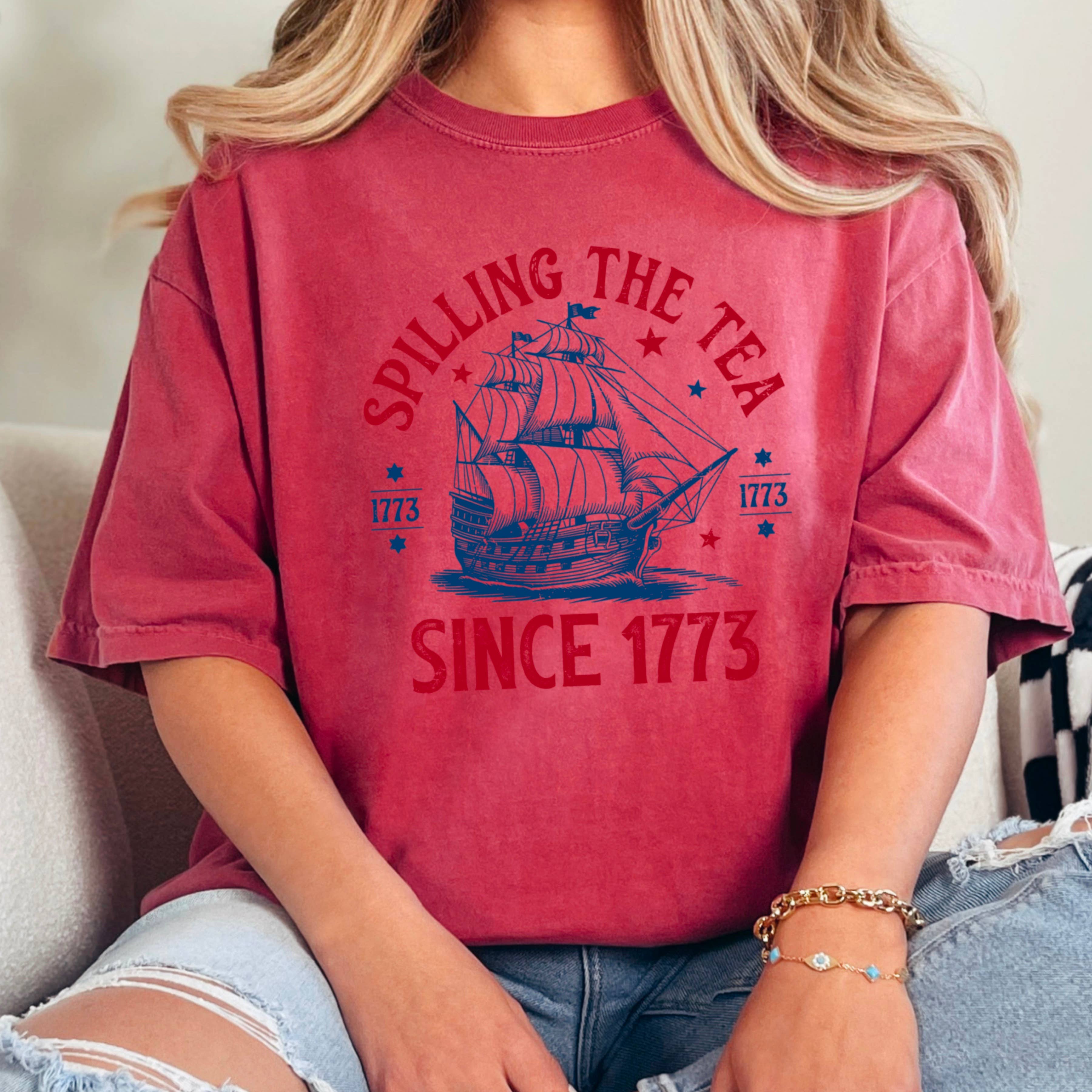 Shoppe SHC – wholesale T-shirt (graphic) – women's – July 4th Graphic Shirt | Patriotic Apparel | Comfort Colors21