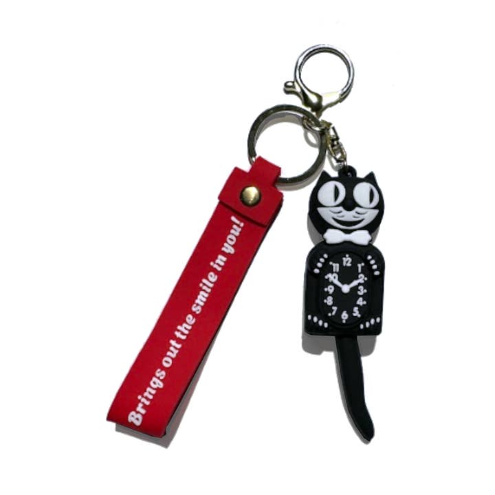 Kit-Cat Klock – Porta-chaves - Unissexo por atacado – Porta-chaves com Figura de Gato Kit-Cat 3D0