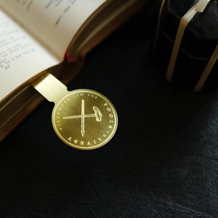 Notable Designs (UK) – wholesale Bookmark – Tools to Live By - Brass Rulermark2