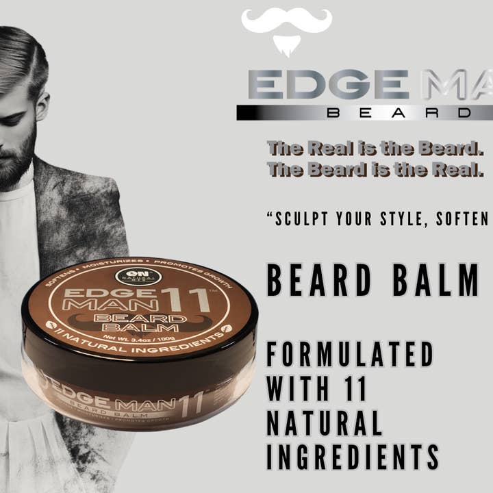 ON Natural USA - Wholesale Beard Styling Product - ON NATURAL - Edge Man 11 - Beard Balm2