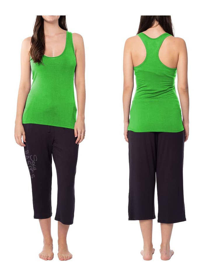 I-Wear Brands - Vente Débardeur – femme - Lot de 5 débardeurs en coton et spandex à dos nageur pour femmes