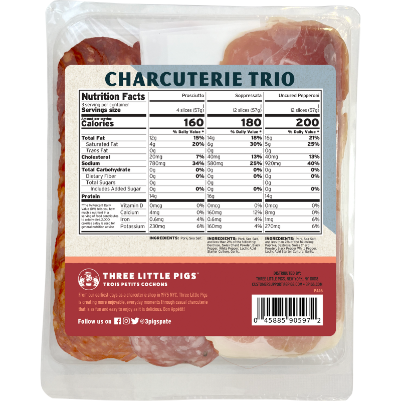 Three Little Pigs - Wholesale Salami - Charcuterie Trio3