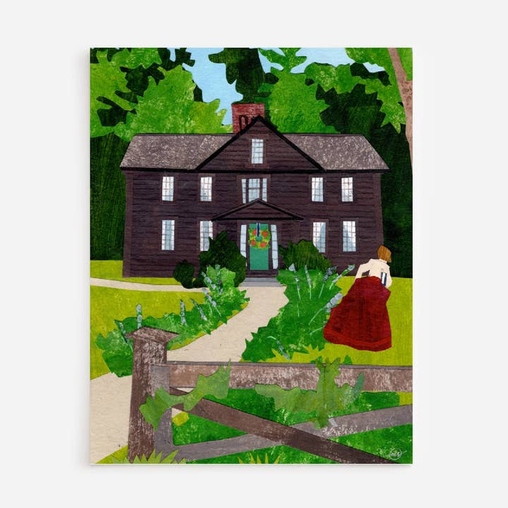 Little Women Orchard House Note Card for wholesale by Mandy Warhol Fine Art