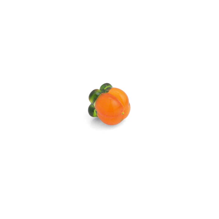 BestBeads&Beyond – Pendente/pingente individual por atacado – Pendente de Charme em Esmalte Laranja Dióspiro, Sku#LK12333