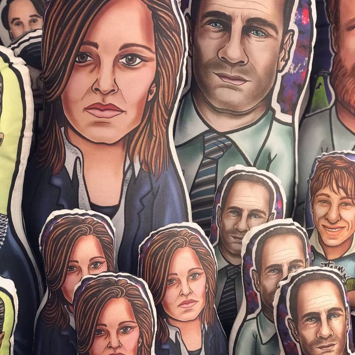 Benson and Stabler Law and Order SVU Inspired Plush Doll or for wholesale by The Cuddle Cult
