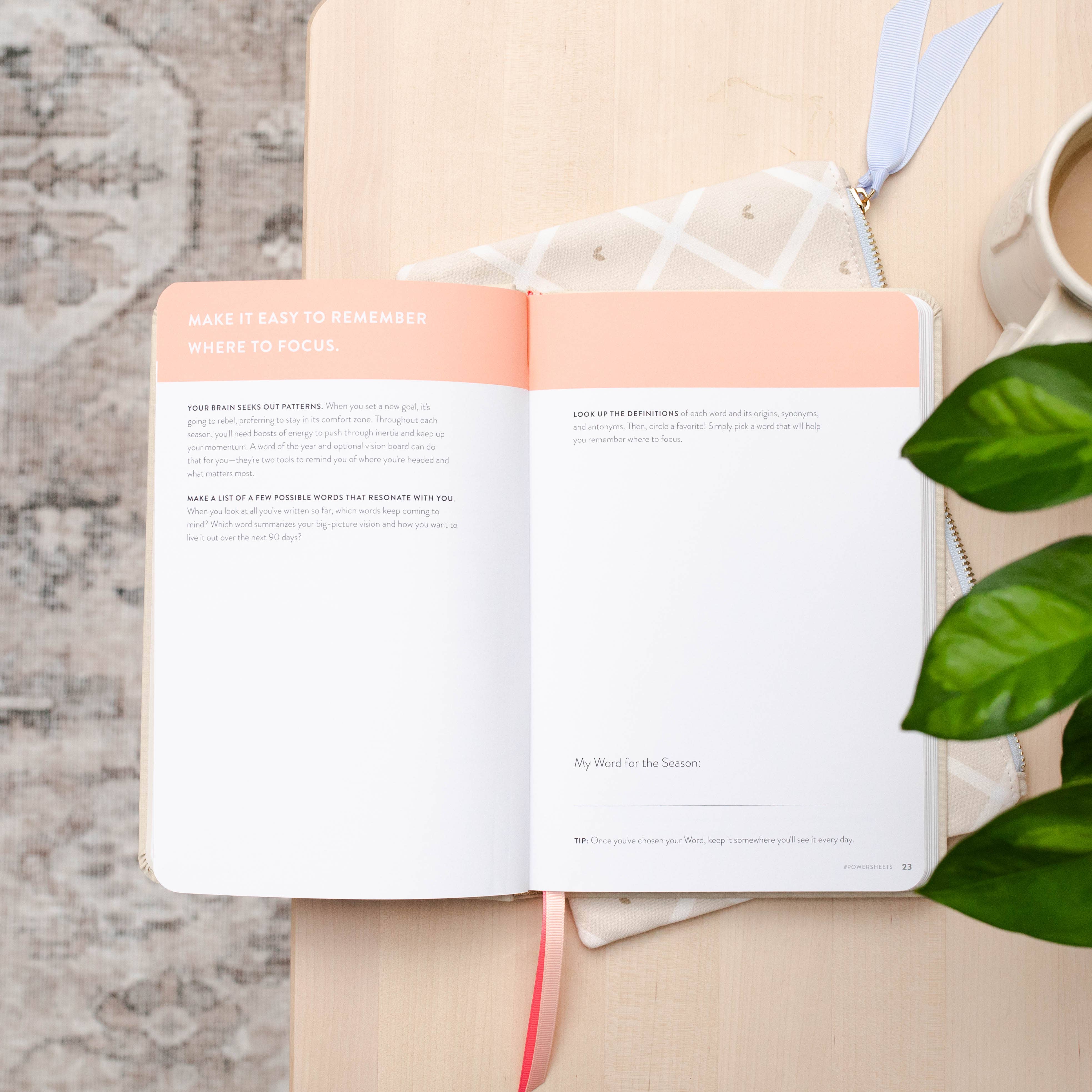 Cultivate What Matters - Wholesale Planner - 90-Day PowerSheets® Goal Planner | Natural Linen9