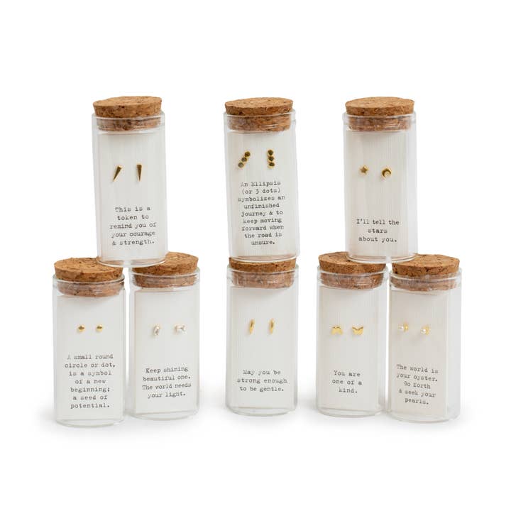 Sugarboo & Co - Wholesale Jewelry Set - Message in a Bottle Earring Collection #3 - Assorted Set of 16