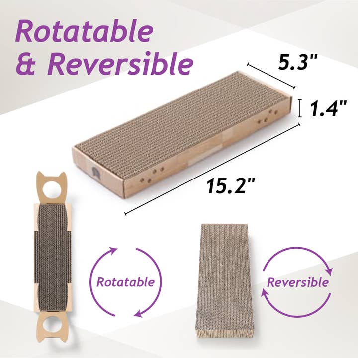 MOON-X USA, INC. - Wholesale Pet Scratcher - Cat - Hang & Scratch Doorknob Scratcher (Oak)3