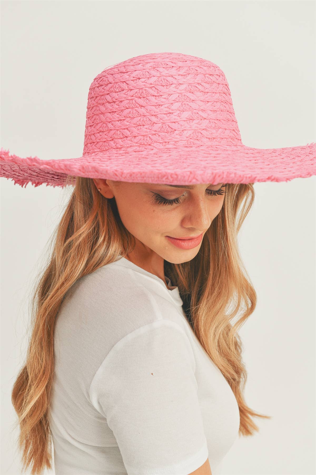 MYS Wholesale Inc - Wholesale Straw Hat - Women's - Solid Summer Floppy Sun Hat54