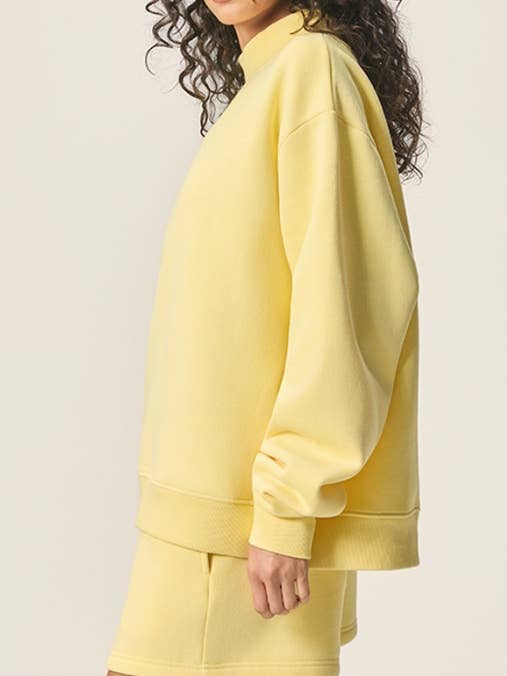 Rosa Clothing - Wholesale Sweatshirt - Women's - Everyone’s favorite oversized fleece mock neck sweatshirt10