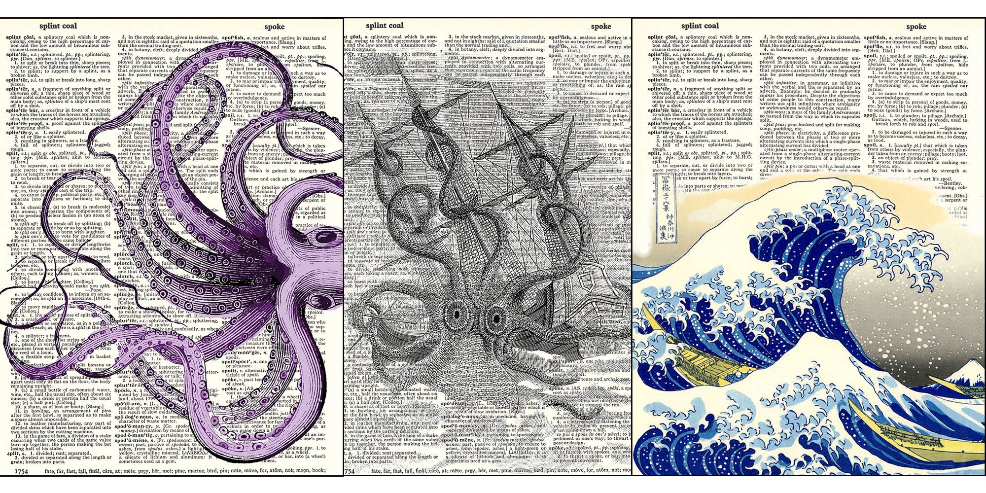 Fresh Prints of CT - Vente Affiche d'art - Ensemble nautique0