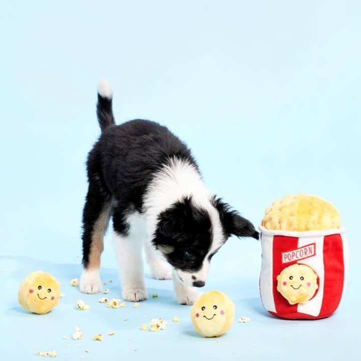 ZippyPaws – wholesale Pet plush toy – Dog – Zippy Burrow - Popcorn Bucket - Dog Toy6