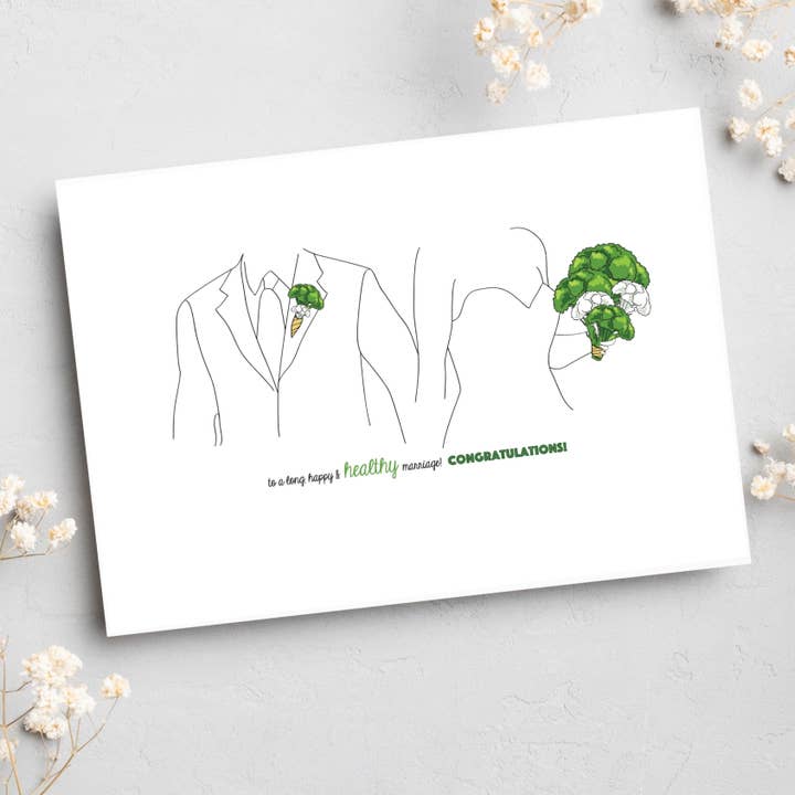 Broccoli Bouquet - Wedding (#3105) for wholesale by Artery Ink