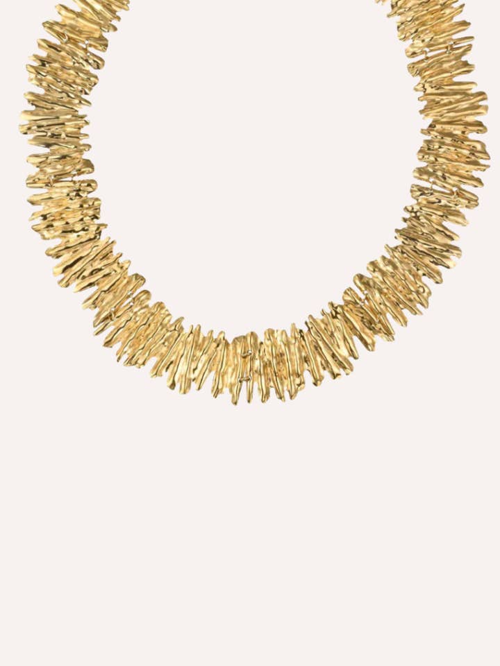 Choker organisch effect – Choker Lava voor wholesale door GioLì Jewels