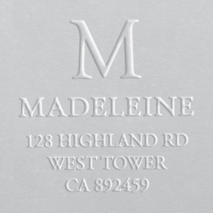 Address Embosser: iniziale, nome e indirizzo per la vendita all'ingrosso da parte di Ladd Stamps