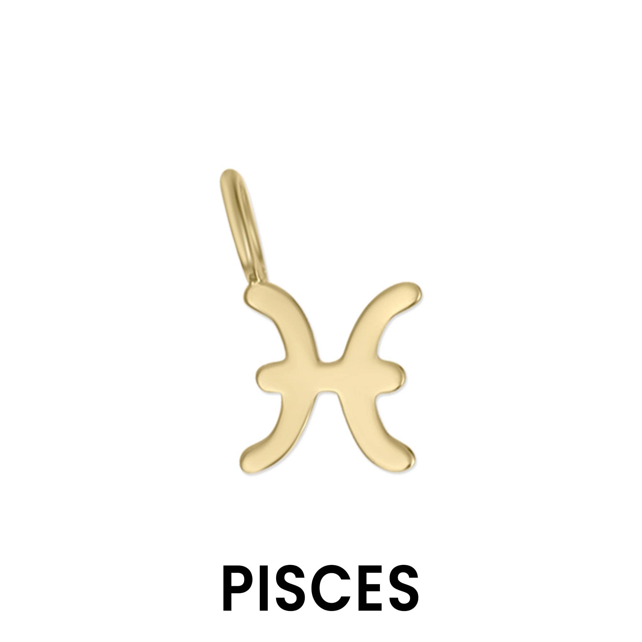 WJW - Wholesale Individual Charm/Pendant - 14K Solid Gold Zodiac Charms for Permanent Jewelry0