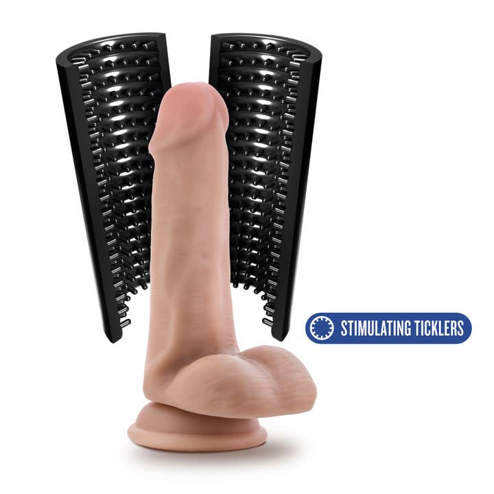 Blush - Wholesale Sex Toy - M for Men - Stroke Sleeve Open Ended Ribbed Male Masturbator