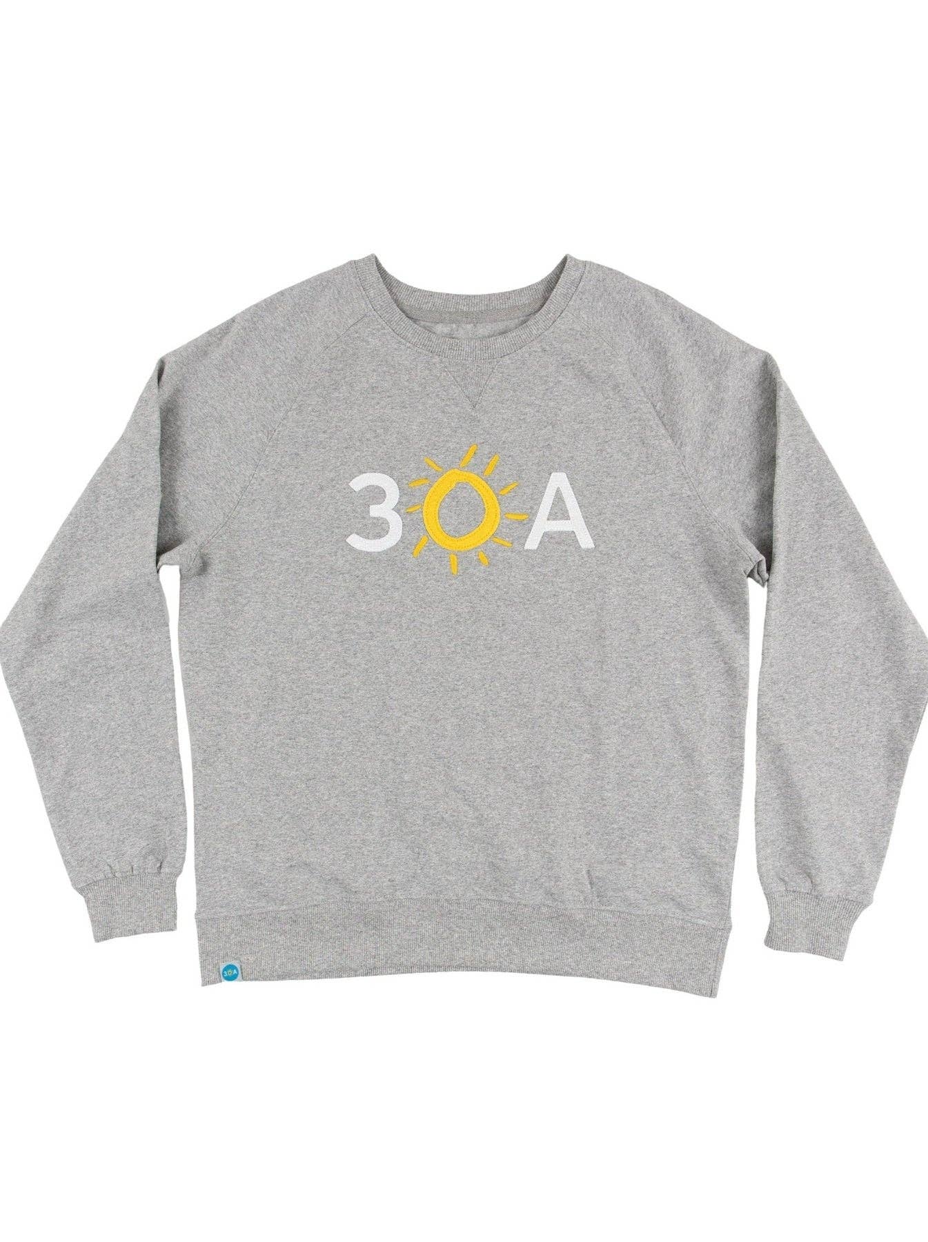 30A Gear - Wholesale Graphic Sweatshirt - Women's - 30A Block Logo Applique Recycled Sweatshirt6