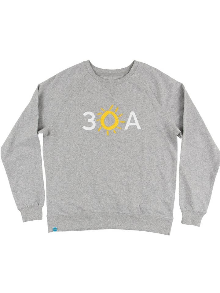 30A Gear - Wholesale Graphic Sweatshirt - Women's - 30A Block Logo Applique Recycled Sweatshirt6