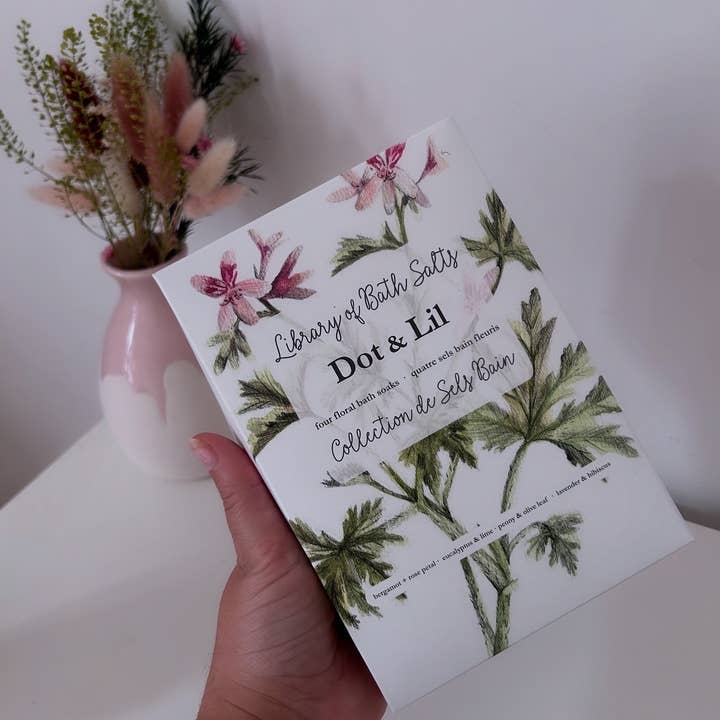 Dot & Lil - Wholesale Bath Salts - Library of Bath Salts gift set2
