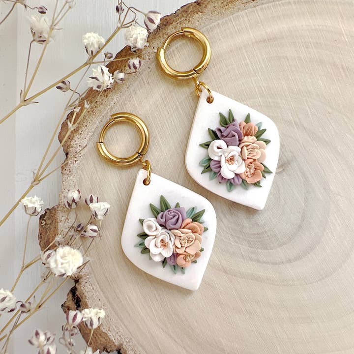 Courage & Calling - Wholesale Dangle Earrings - Maya Huggie Dangles0