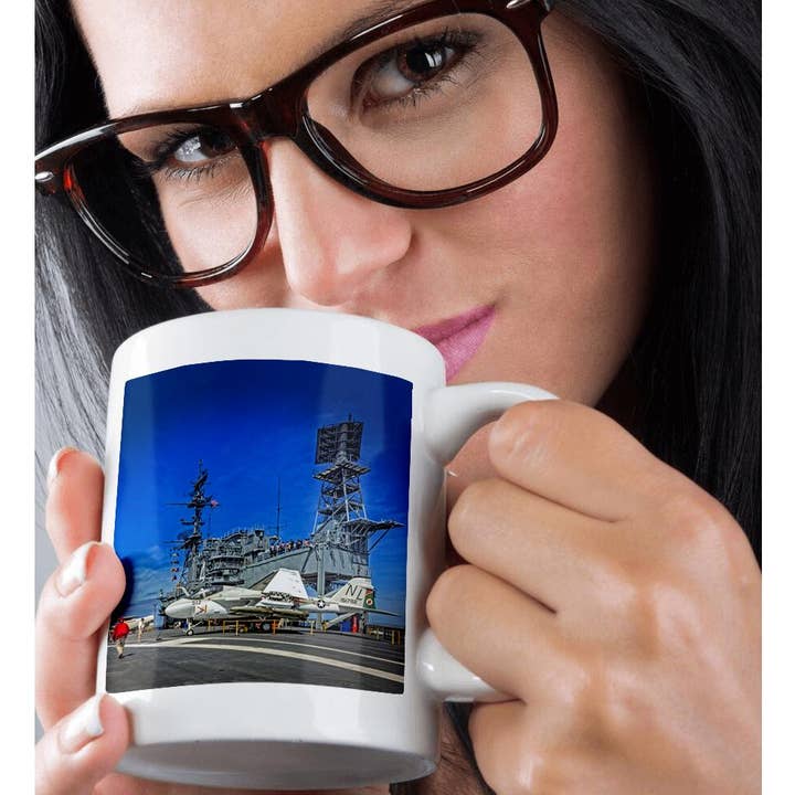 3dRose - Wholesale Coffee Mug - 3dRose, Midway Carrier Ship Flightdeck, Mug9