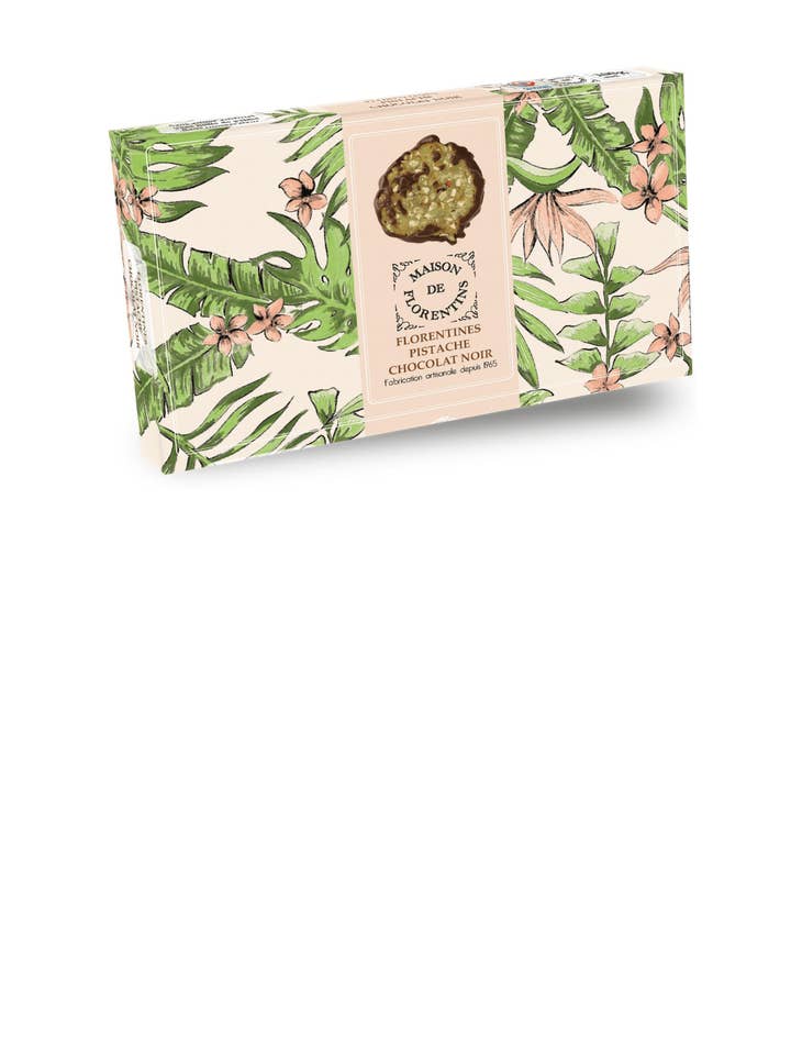 FLORENTINER GOURMETS PISTAZIEN DUNKLE SCHOKOLADE für den Großhandel von Maison de florentins