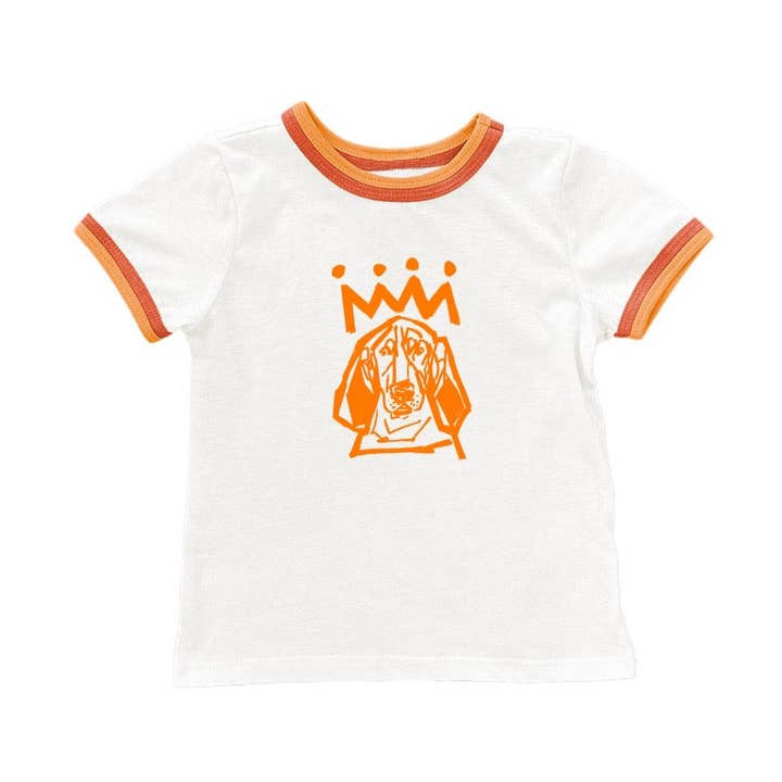 The Youth Orange x White Double Trouble Tee for wholesale by Stadium Shoppe & Co