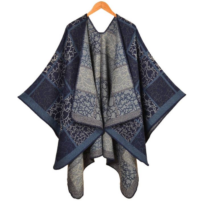 Funkyrel® Atzbranding Limited - Wholesale Scarf - Women's - Scarvii - Large Size Line Plaid Scarf Shawl