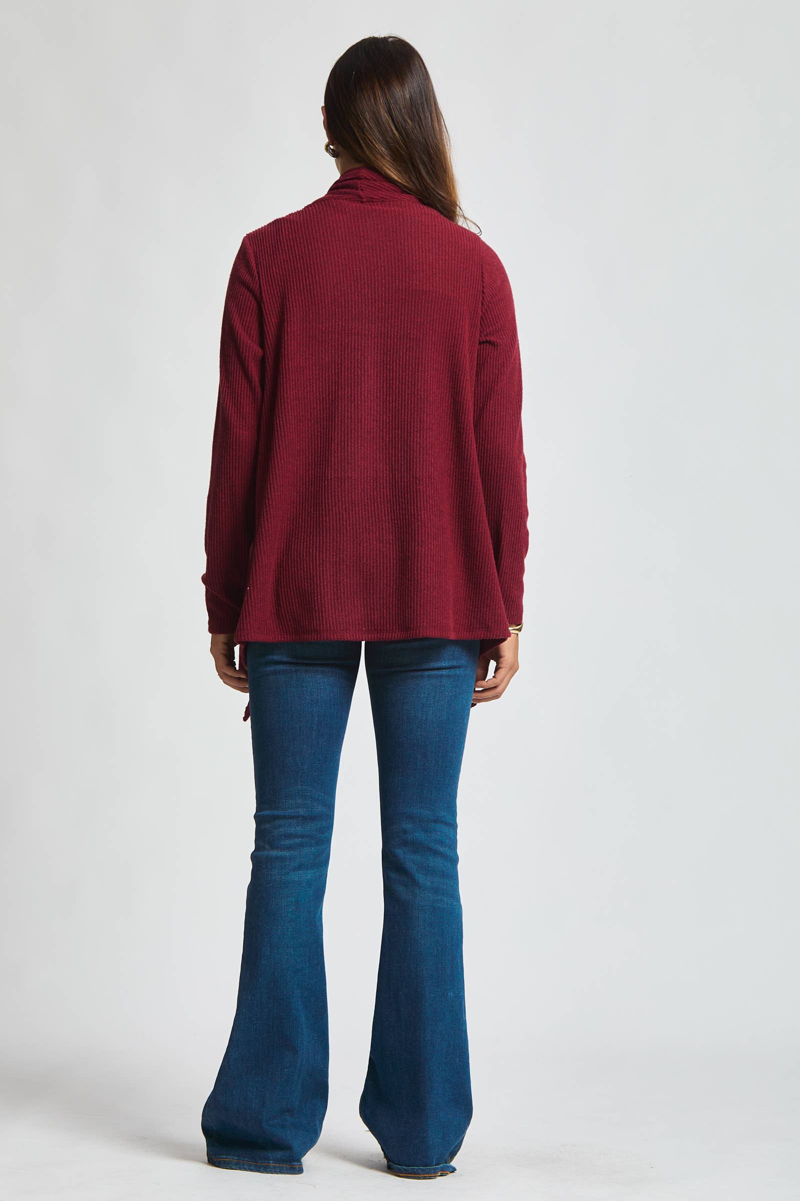 Dear Scarlett - Venta al por mayor Túnica - Mujer - Top cruzado con botones delanteros5