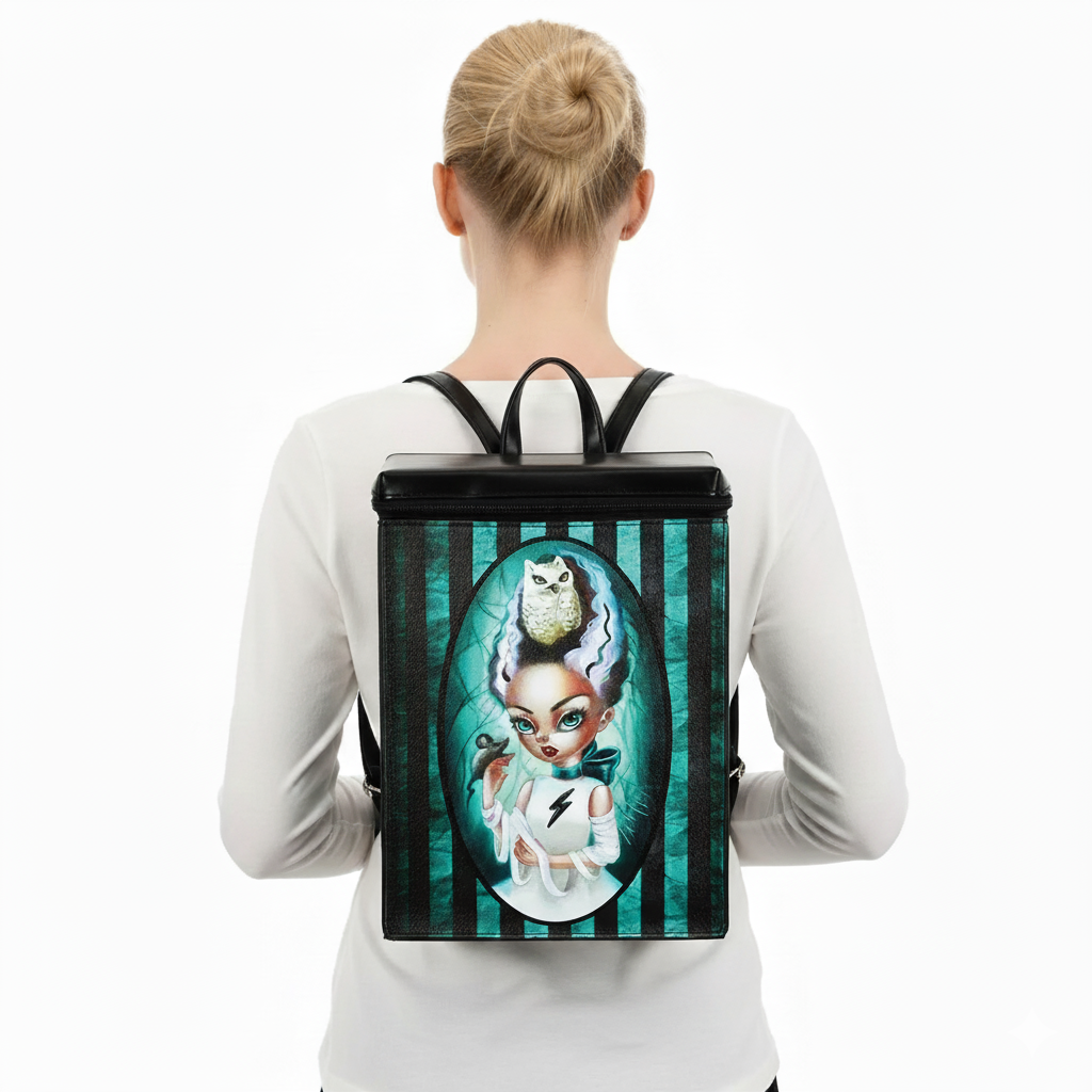 COMECO INC – wholesale Backpack – Women's – Bride of Frankenstein Rectangle Backpack4