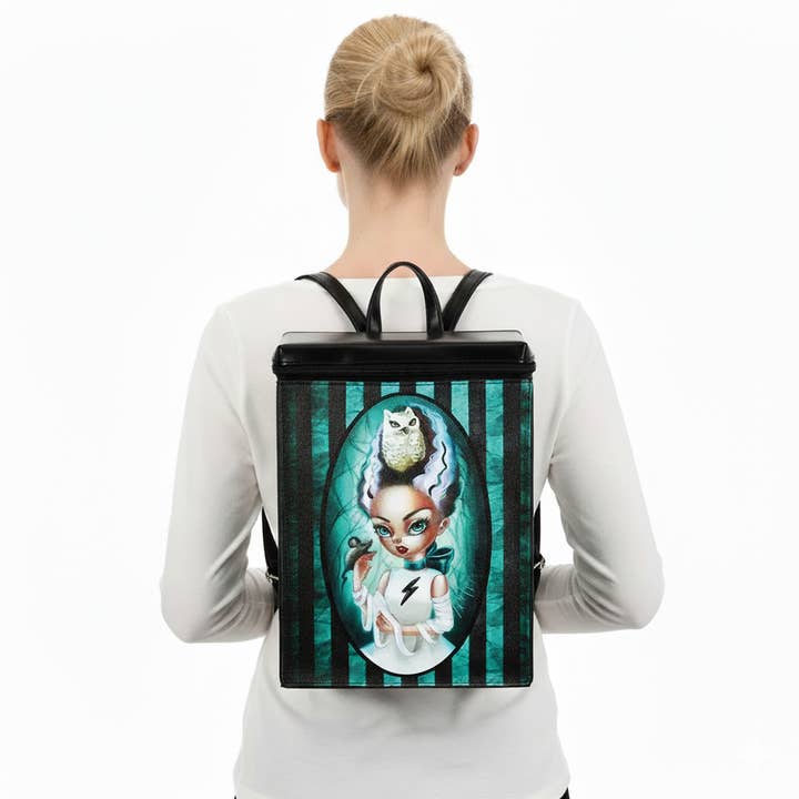 COMECO INC – wholesale Backpack – Women's – Bride of Frankenstein Rectangle Backpack4