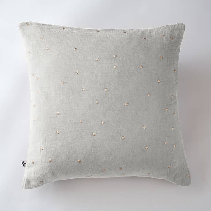 Taie d'oreiller Gaze de coton 60 x 60 cm GAÏA CHIC Nuage pour la vente par L'effet Papillon