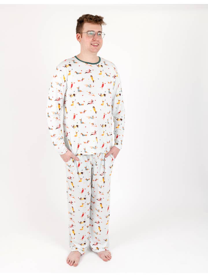Leveret Pajamas – wholesale Sleepwear set – men's – Men's Bamboo Pajamas