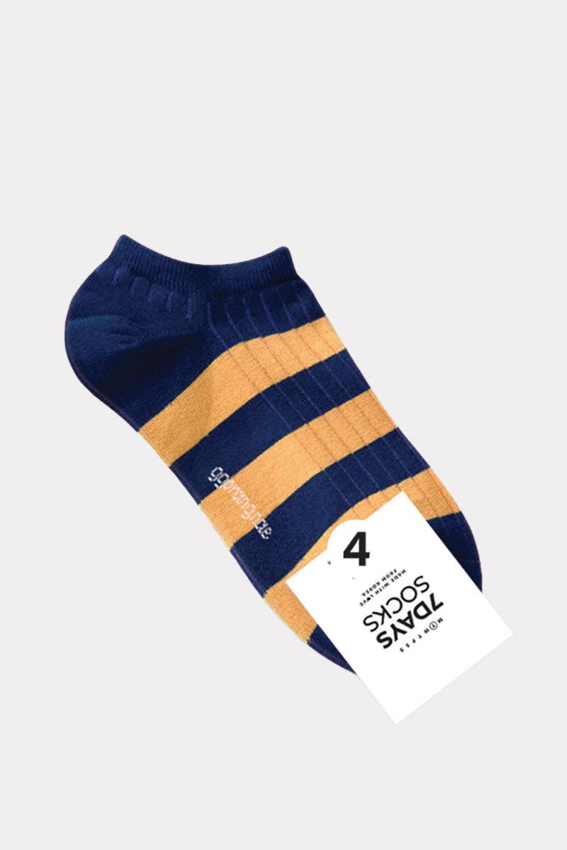 7DAYSSOCKS – wholesale Socks – Women's – Women's Ankle Stripe Pleat Socks3