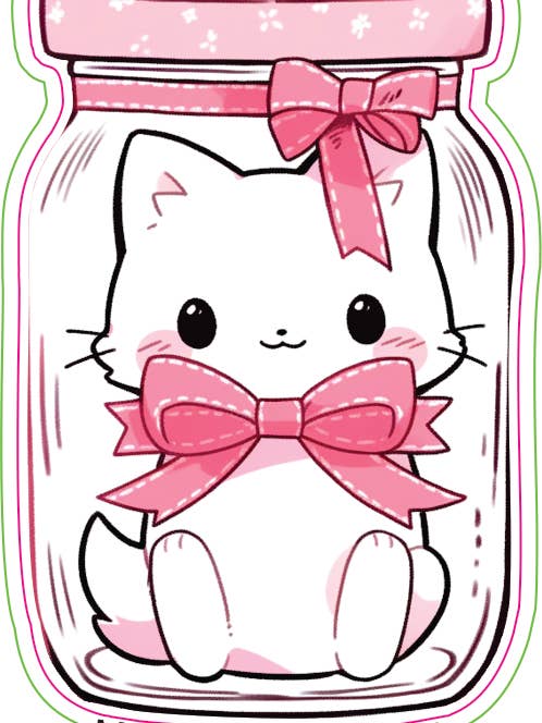 Purrfect Gift Kitty klistermærke for engroshandel hos Big monkey