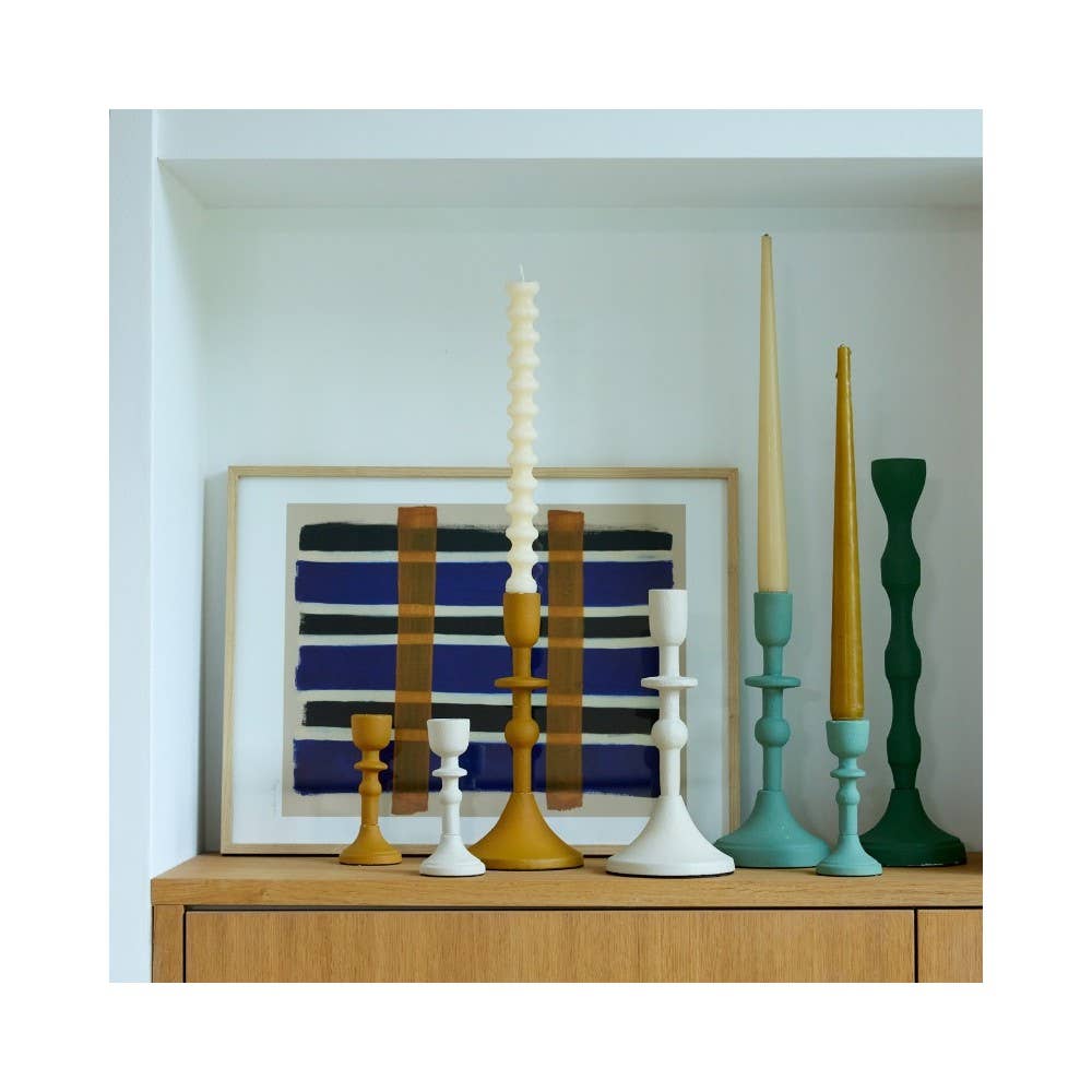 Bonheur du Jour - Wholesale Candle Holder - Solar Candle Holder - 20 cm - Ecru5